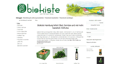 Desktop Screenshot of biokiste-hamburg.de